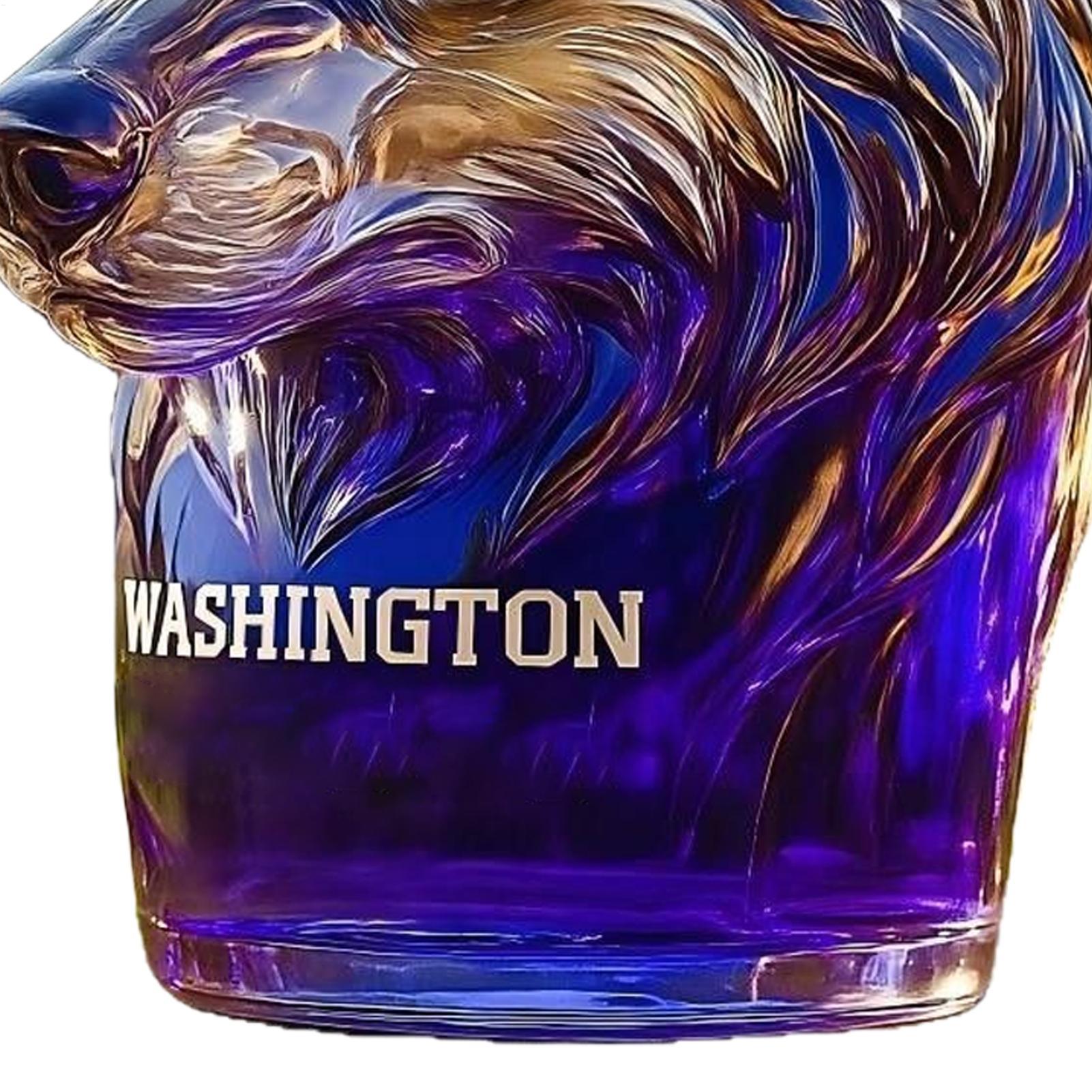 ワインボトル漏れ防止ガラス製アルコールディスペンサー犬頭アー - Glass Decanter Whiskey のレビューと価格