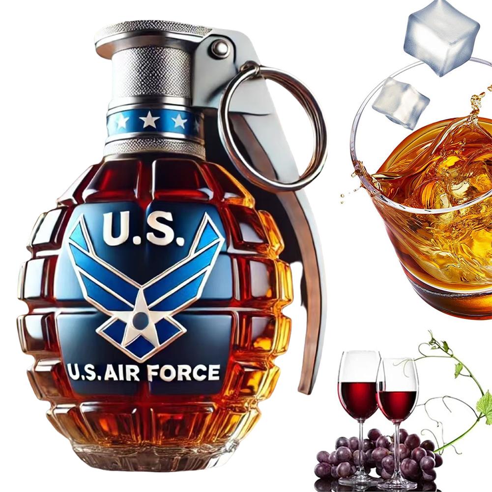 ウイスキーデカンターボトル 高ホウケイ酸ガラス手榴弾型 気密 - Glass Decanter Whiskey のレビューと価格