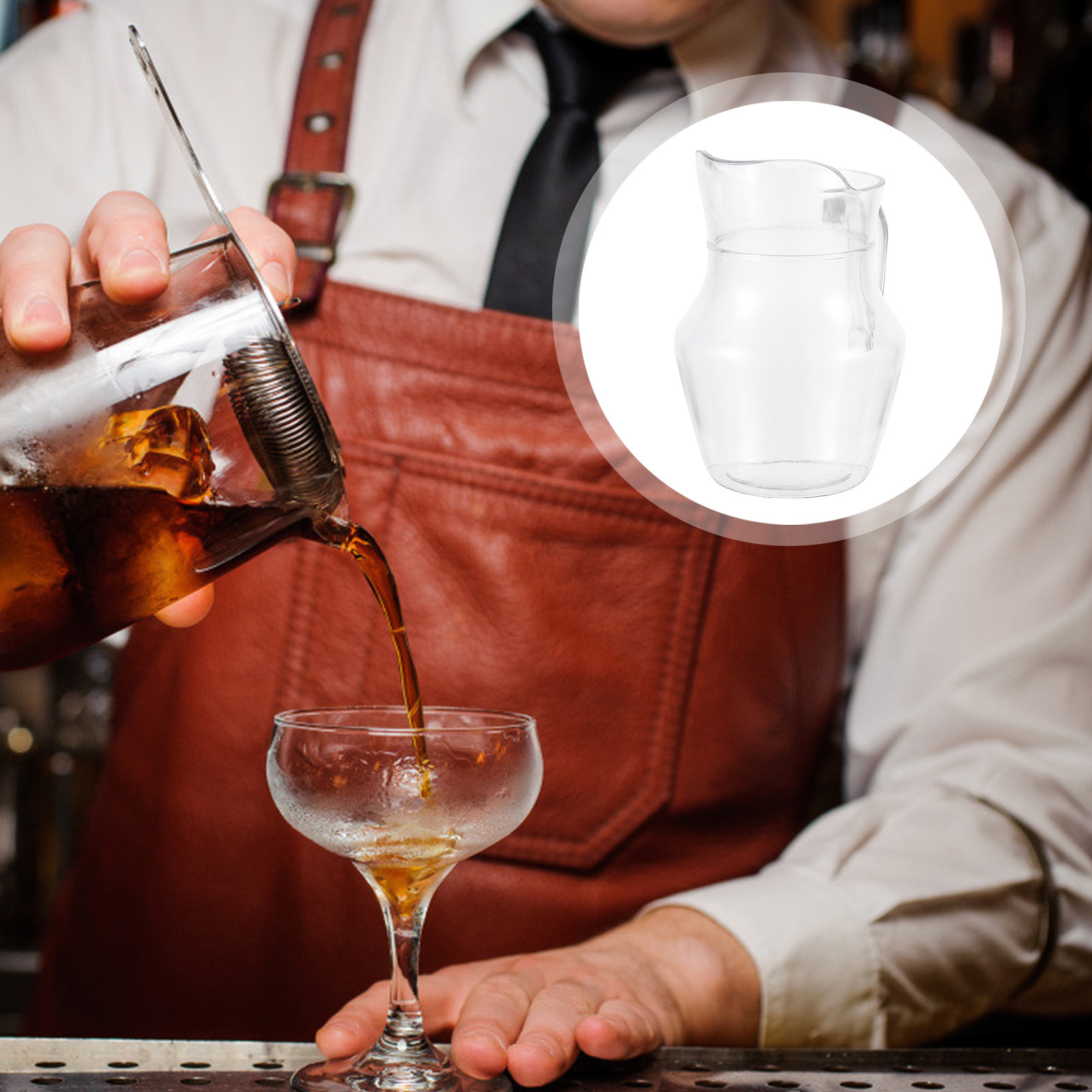 ワイドマウスワインディスペンサー1個、580ml透明ボトル。 - Glass Decanter Whiskey のレビューと価格