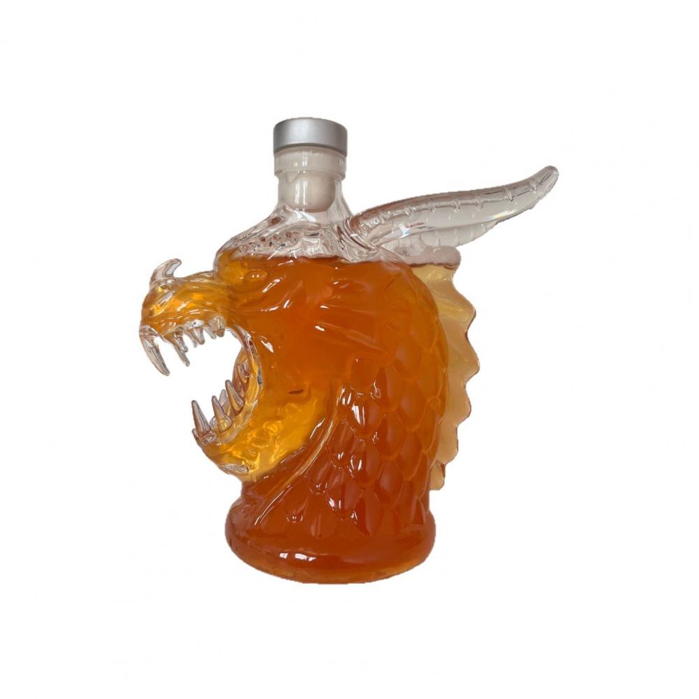 ワインボトル用グラス 320ml。シリコン製の栓が付いた、ド - Glass Decanter Whiskey のレビューと価格