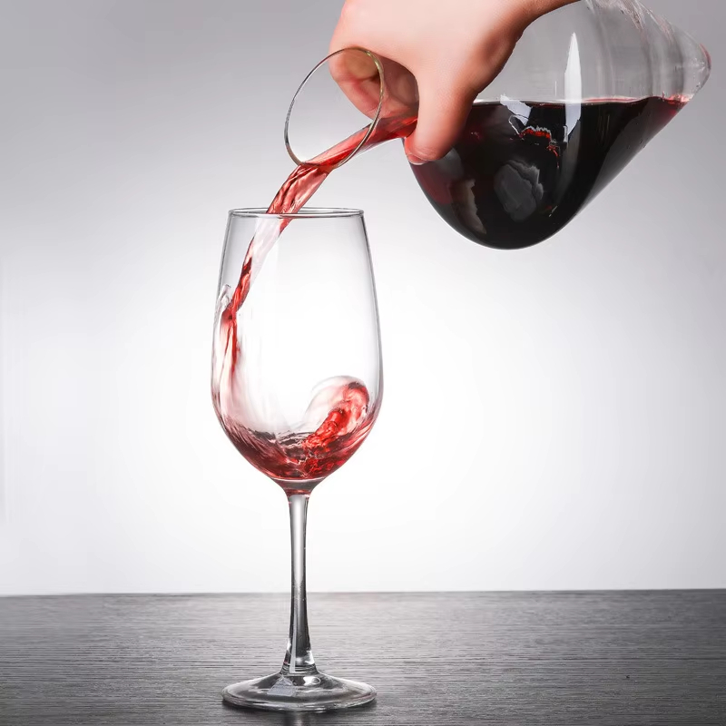 1000mlのクリスタルガラス製バケツ型デキャンタ。ワインや - Glass Decanter Whiskey のレビューと価格