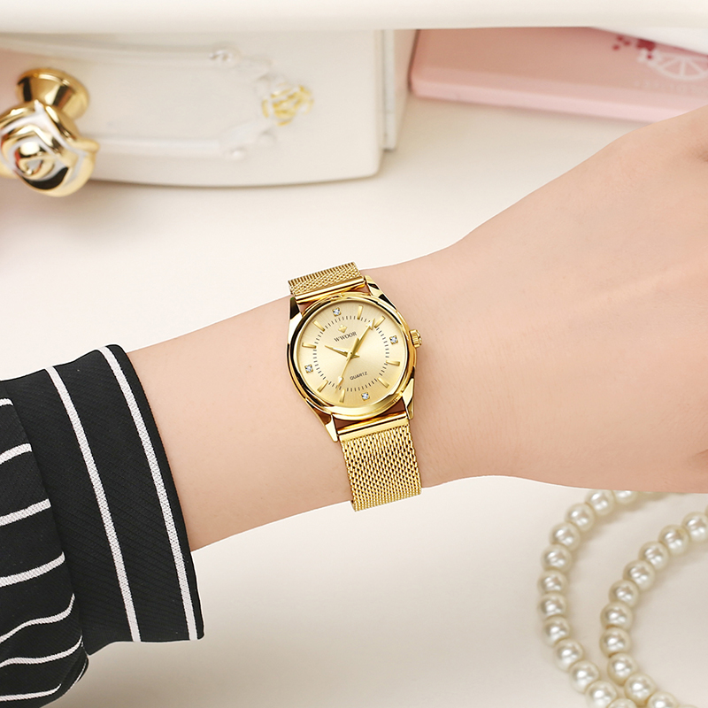 WWOOR 高級ブランドドレスゴールド腕時計レディースエレガ - Luxury Lifestyle Brand のレビューと価格