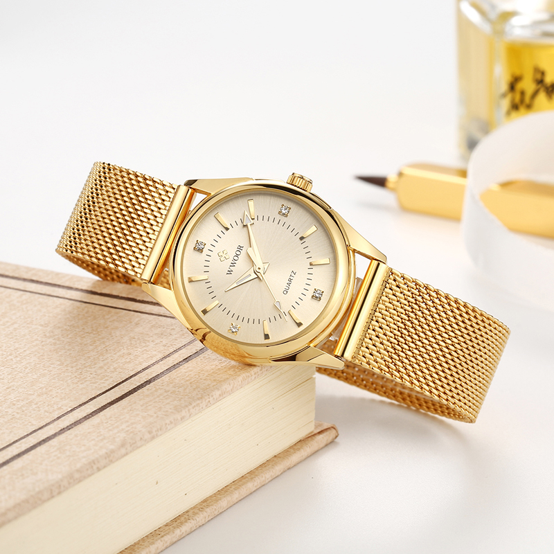 WWOOR 高級ブランドドレスゴールド腕時計レディースエレガ - Luxury Lifestyle Brand のレビューと価格